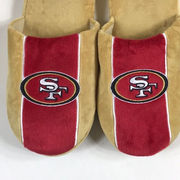 SF SAN FRANCISCO 49 ERA MEN SLIPPERS SIZE L SHOES - Picture 2 of 4